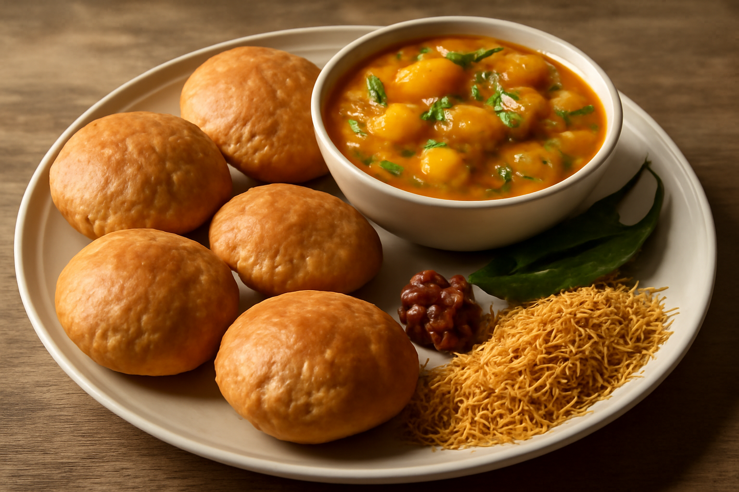 Kachori Sabzi - 4pc