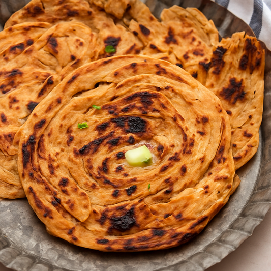 Lachcha Paratha Butter