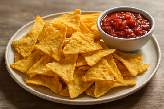 NACHOS WITH SALSA DIP